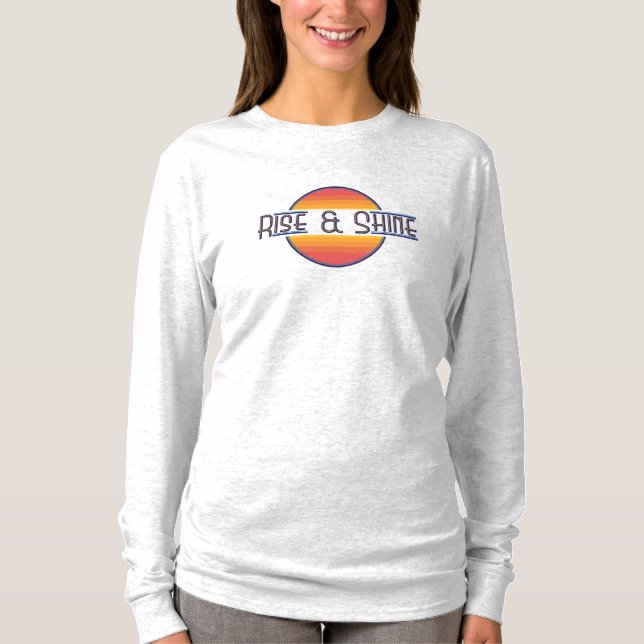 T-shirt de montée et de brillance (Devant)