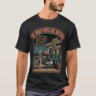 T-shirt de motard The Road Owes Me Nothing