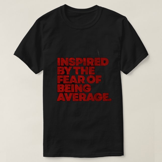 t-shirt de motivation avec un thème inspirant (Design devant)
