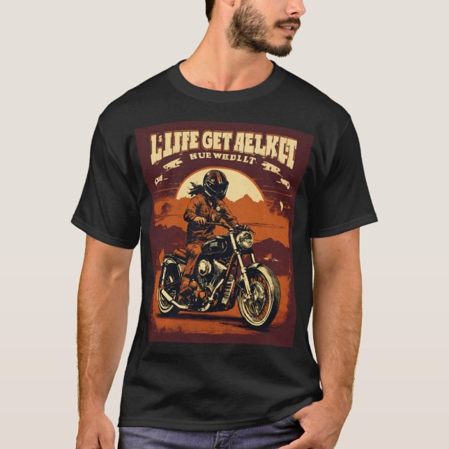 T-shirt de motivation casque (Devant)