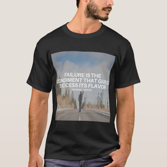 T-shirt de motivation de base de la citation des (Devant)
