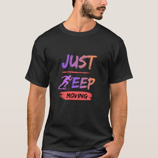T-Shirt de motivation pour la course à pied "Conti (Devant)