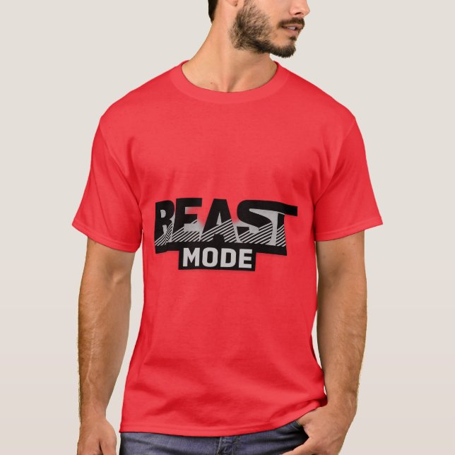 T-Shirt de motivation pour la forme physique en mo (Devant)