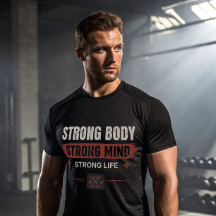 T-Shirt de motivation pour salle de sport Corps Fo