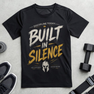 T-Shirt de motivation pour salle de sport Discipli