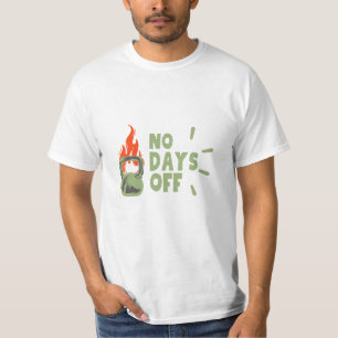 T-Shirt de motivation pour salle de sport « No Day