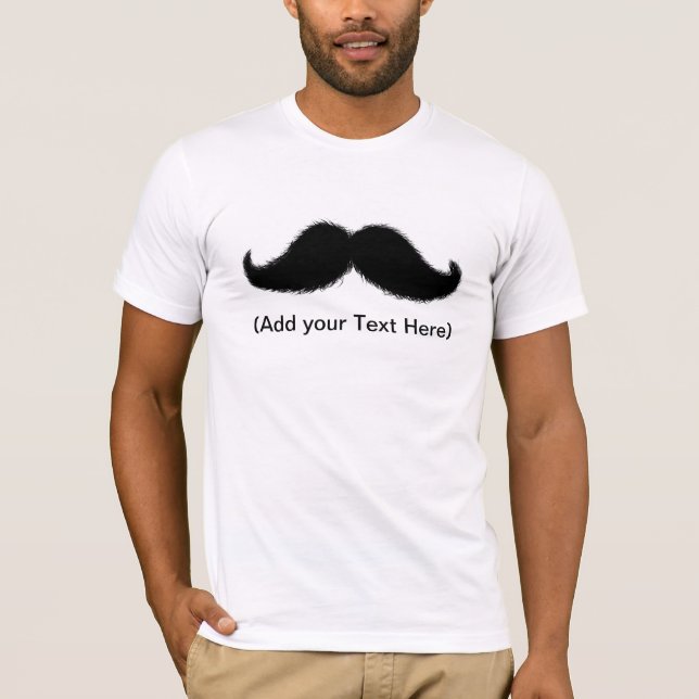 T-shirt de moustache (Devant)