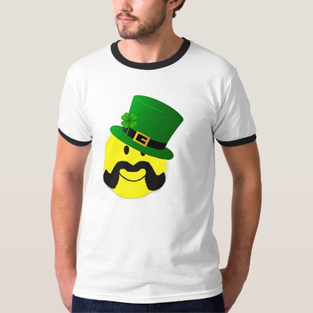 T-shirt de moustache de lutin (Devant)