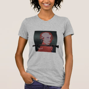 T-shirt de Mozart/clarinette