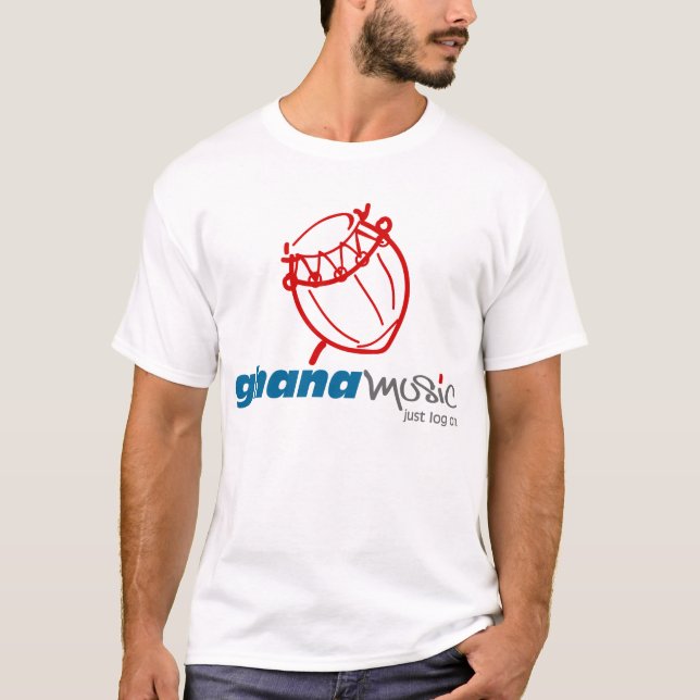 T-shirt de muscle du Ghana Music.com (adapté) (Devant)