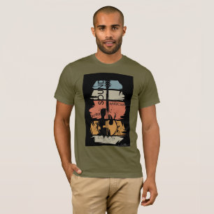 T-Shirt de Musicien au Son de Guitare Rétro 