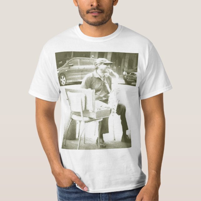 T-shirt de musicien de quartier français de la (Devant)