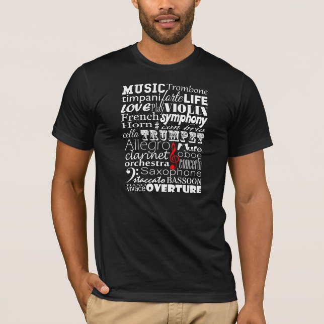 T-shirt de musique (Devant)