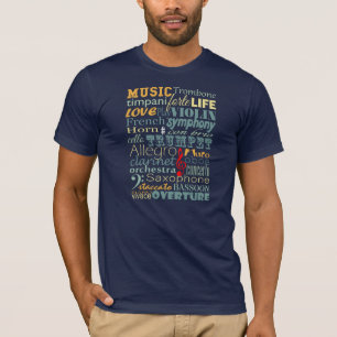 T-shirt de musique