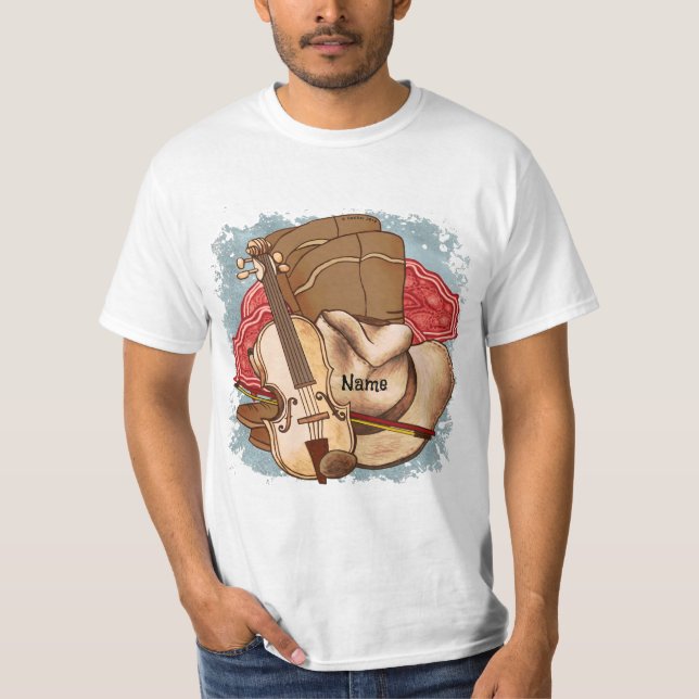 T-shirt de musique country (Devant)