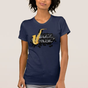 T-shirt de musique de jazz