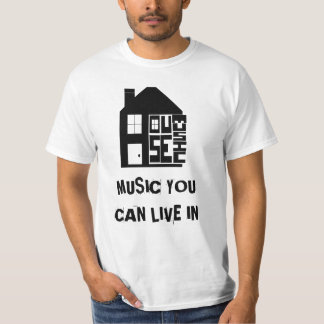 T-SHIRT DE MUSIQUE DE MAISON