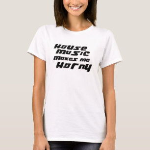 T-shirt de musique de maison du club de danse de