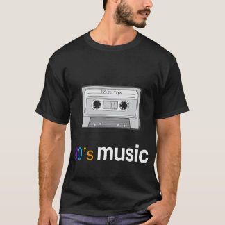 T-shirt de musique des années 80