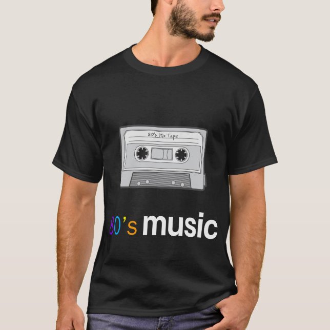 T-shirt de musique des années 80 (Devant)