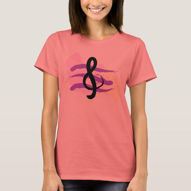 T-shirt de musique KRW G-Clef (Devant)