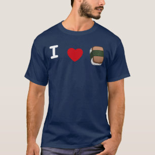 T-shirt de Musubi du *heart* I (foncé)