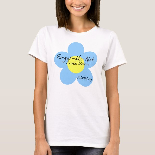 T-shirt de myosotis (Devant)
