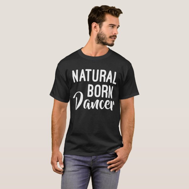 T-shirt de naissance d'arts d'instructeur de danse (Devant entier)