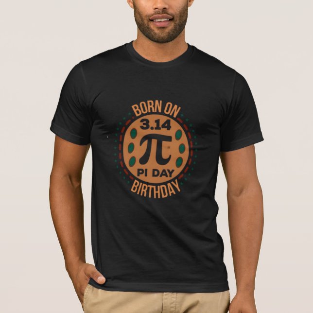 T-shirt de naissance le jour de Pi – Cadeau de mat (Devant)