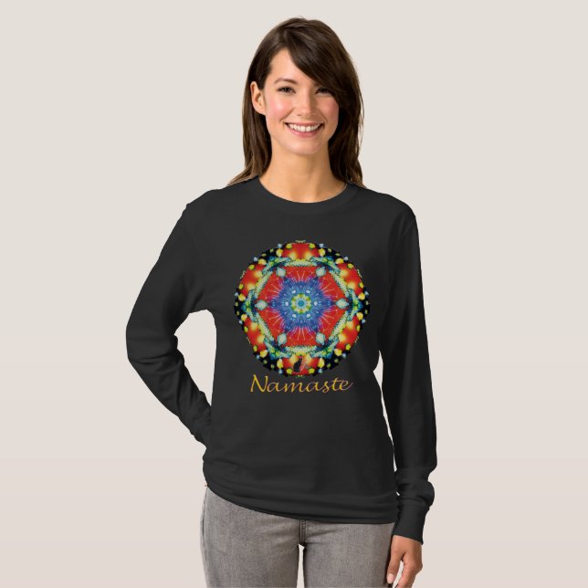 T-Shirt de Namaste Kaleidoscope (Devant entier)