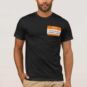 T-shirt de nametag de Halloween