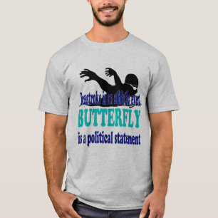 T-shirt de natation pour papillon masculin