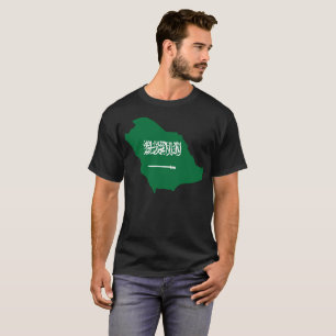 T-shirt de nation de l'Arabie Saoudite