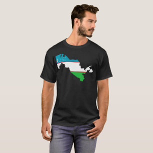 T-shirt de nation de l'Ouzbékistan