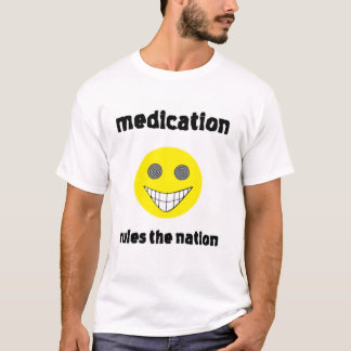 T-shirt de nation de médicament