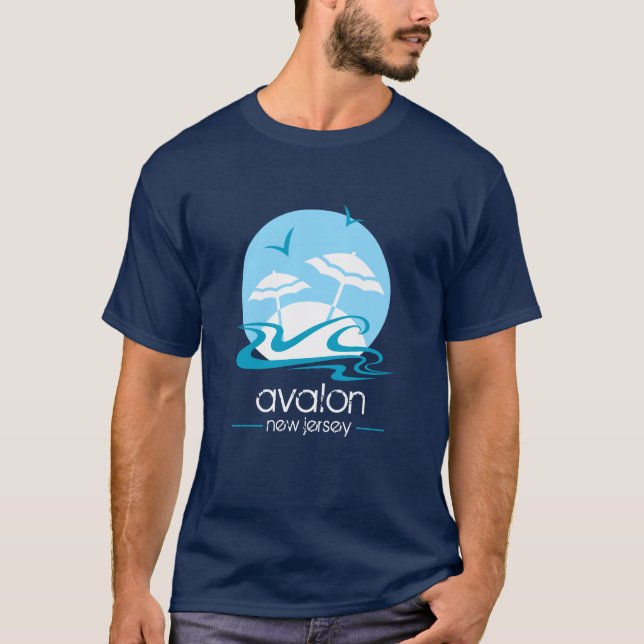 T-shirt de New Jersey d'Avalon (Devant)
