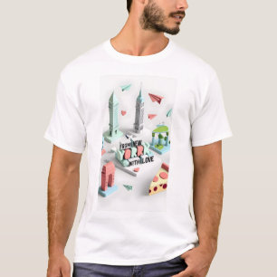T-shirt De New York, avec Amour - Brooklyn State of Mind