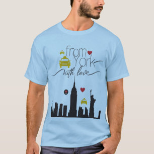 T-shirt De New York, avec amour - City Pulse