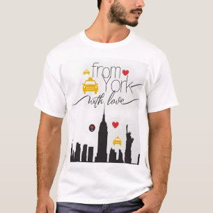 T-shirt De New York, avec amour - Fire Escape Dreams City