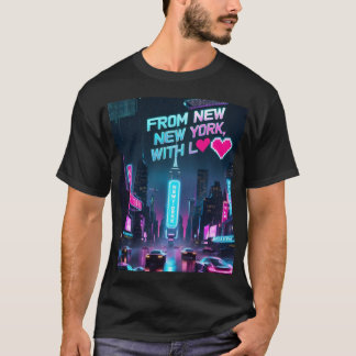 T-shirt De New York, avec amour - Style urbain