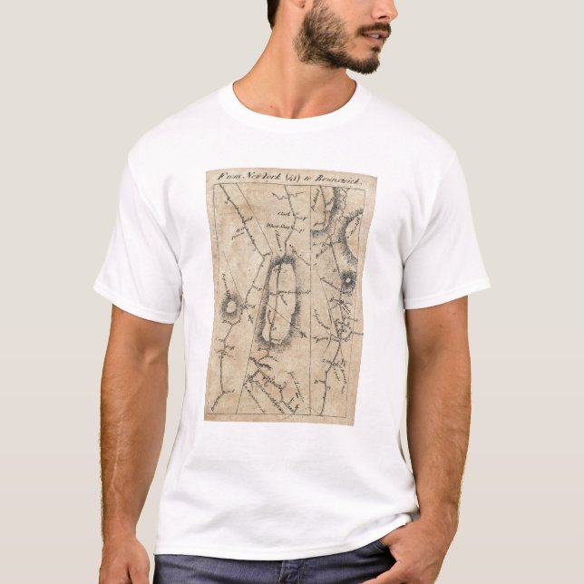 T-shirt De New York vers Brunswick 41 (Devant)