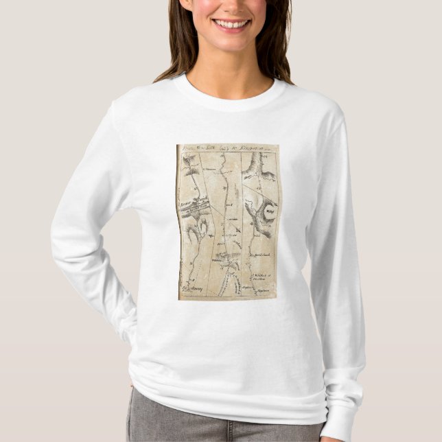 T-shirt De New York vers Kingston 43 (Devant)