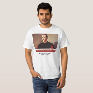 T-shirt de Niccolo Machiavelli