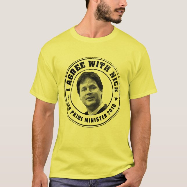 T-shirt de Nick Clegg (Devant)