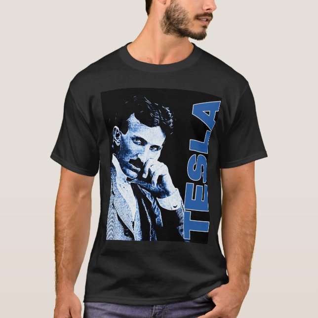T-shirt de Nikloa Tesla (Devant)