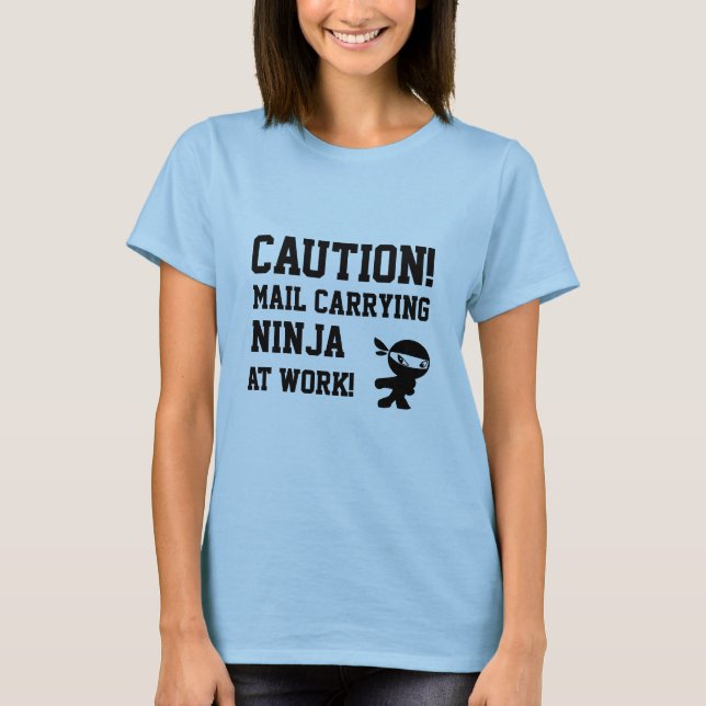 T-shirt de Ninja de transporteur de courrier (Devant)