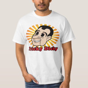T-shirt de Nixon de bande dessinée