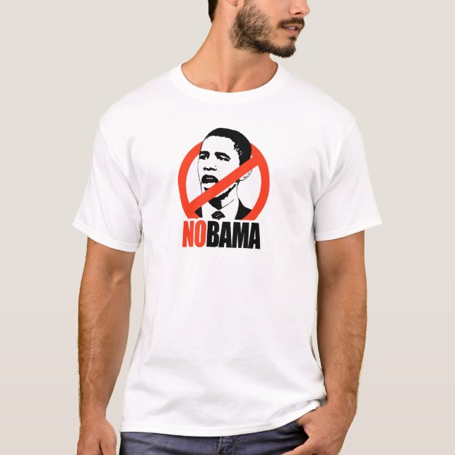 T-SHIRT DE NOBAMA/ANTI-OBAMA (Devant)