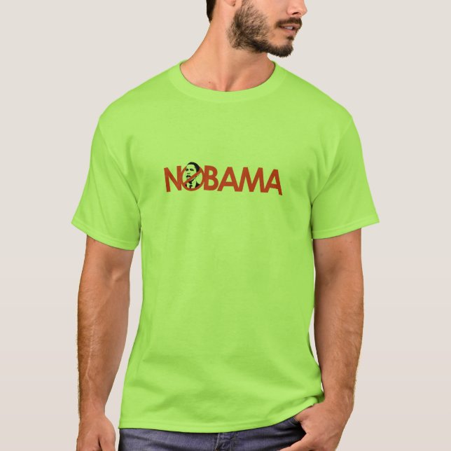 T-SHIRT DE NOBAMA/ANTI-OBAMA (Devant)