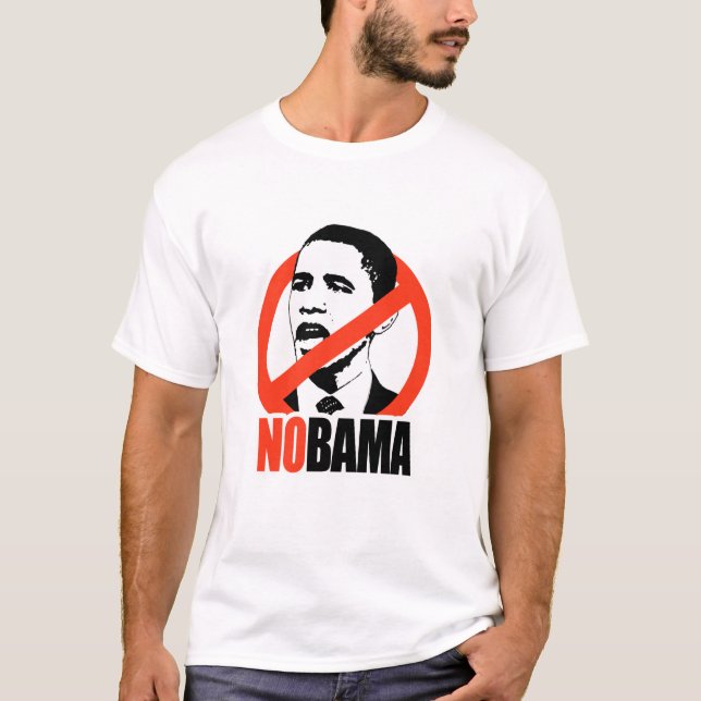 T-SHIRT DE NOBAMA/ANTI-OBAMA (Devant)